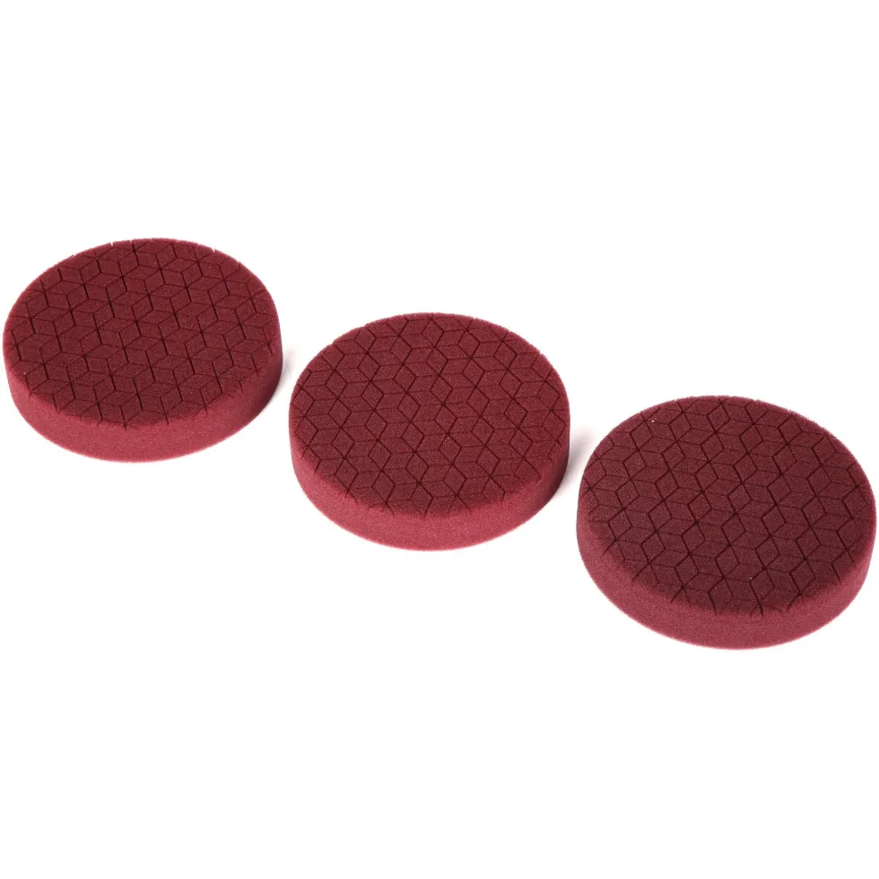 WEN AA1601 6-Inch Coarse-Grit Diamond-Cut Foam Polishing Pads for Heavy Cutting, Three Pack