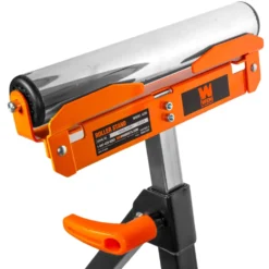 WEN 4289 Adjustable Roller Stand with Edge Guide, 250-Pound Capacity