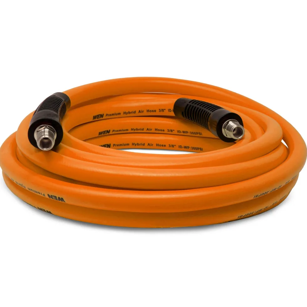 WEN AH3825 25-Foot by 3/8-Inch 300 PSI Hybrid Polymer Pneumatic Air Hose