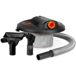 WEN 38005 3.2-Amp 5-Gallon Bucket Vacuum Cleaner with Hose, Nozzles and Filter Bag