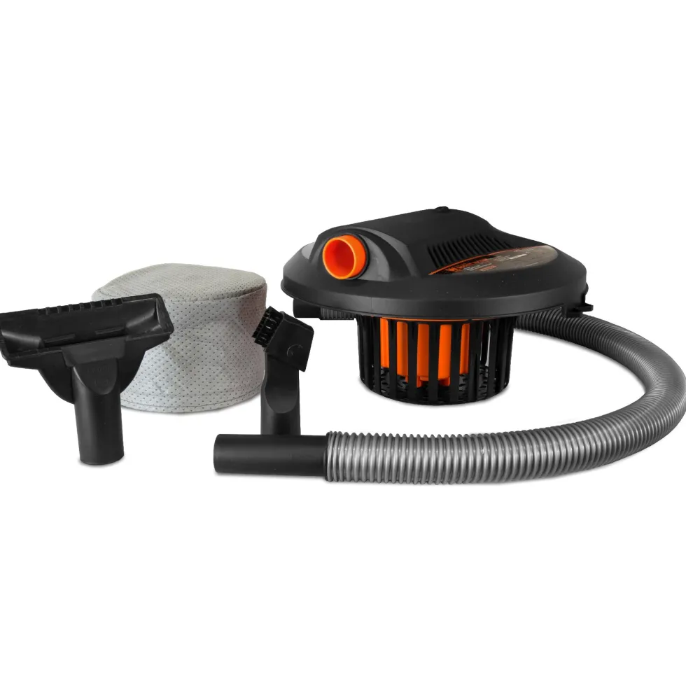 WEN 38005 3.2-Amp 5-Gallon Bucket Vacuum Cleaner with Hose, Nozzles and Filter Bag