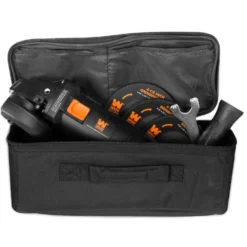 WEN 94475 7.5-Amp 4-1/2-Inch Angle Grinder with Reversible Handle, Three Grinding Discs, and Carrying Case