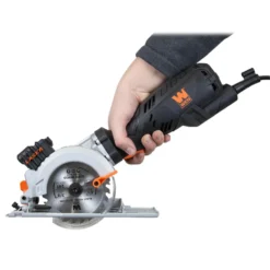 WEN 3625 5-Amp 4-1/2-Inch Beveling Compact Circular Saw with Laser and Carrying Case