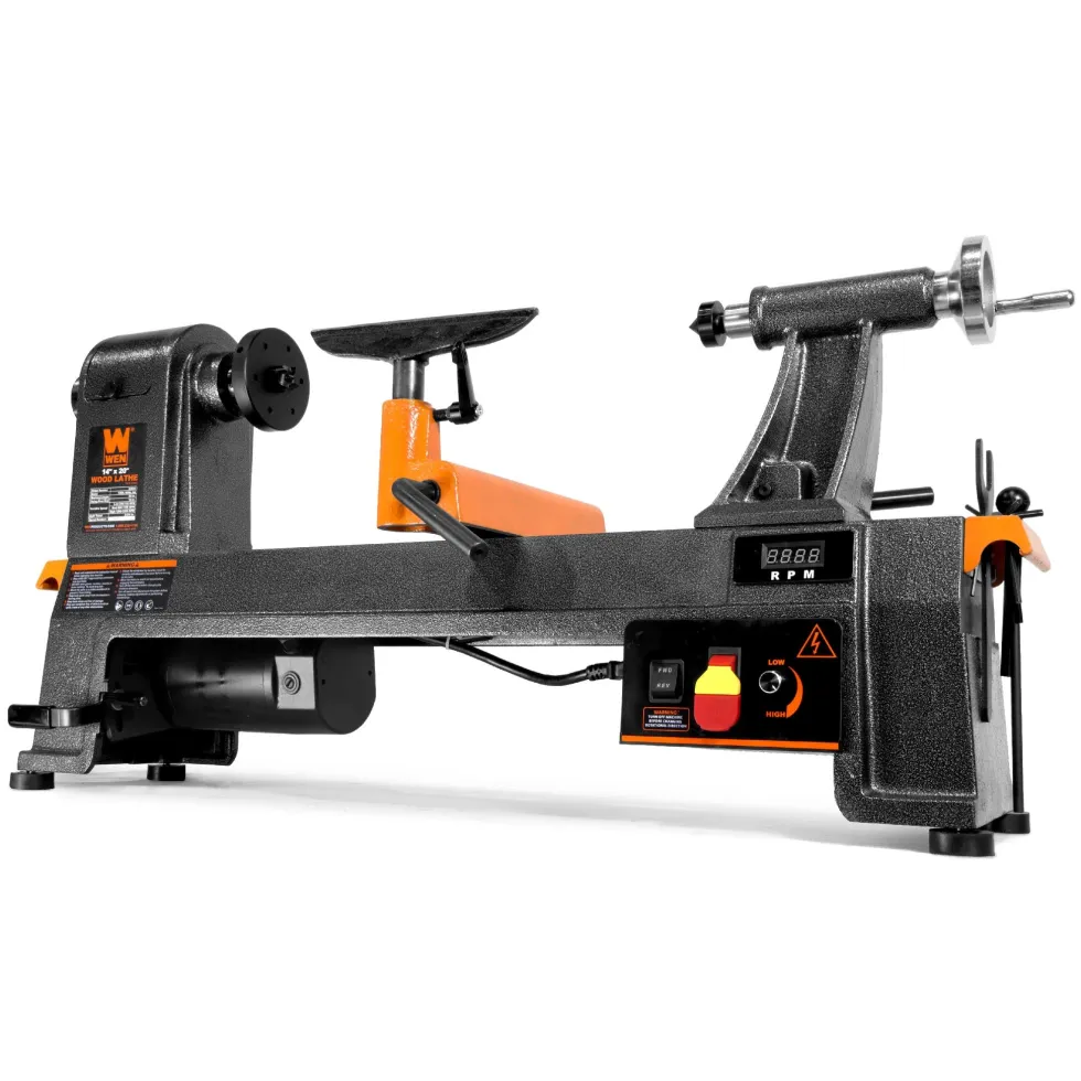 WEN 34035 6-Amp 14-Inch by 20-Inch Variable Speed Benchtop Wood Lathe