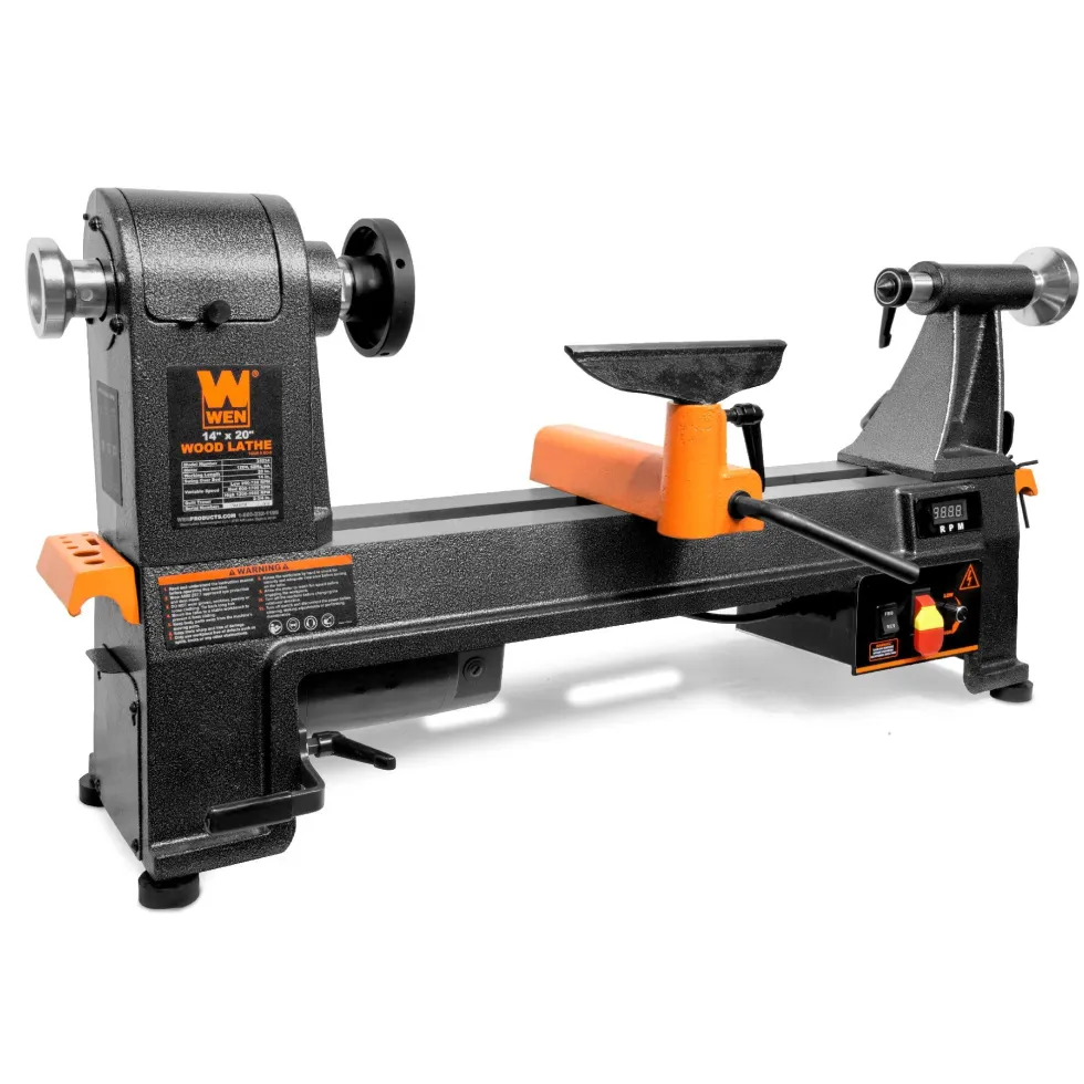 WEN 34035 6-Amp 14-Inch by 20-Inch Variable Speed Benchtop Wood Lathe
