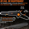 WEN 4019 6-Amp 8-Inch Electric Telescoping Pole Saw