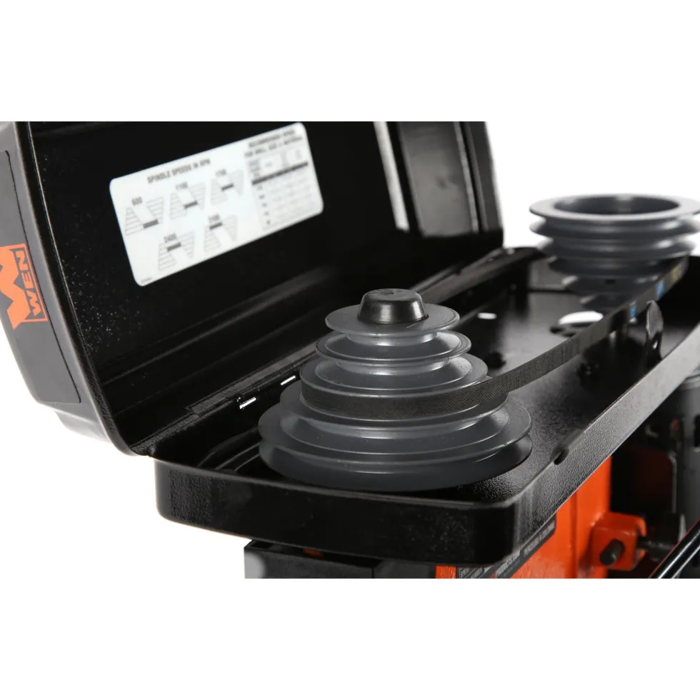 WEN 4211 3.2-Amp 10-Inch 5-Speed Cast Iron Benchtop Drill Press with Laser and Keyless Chuck