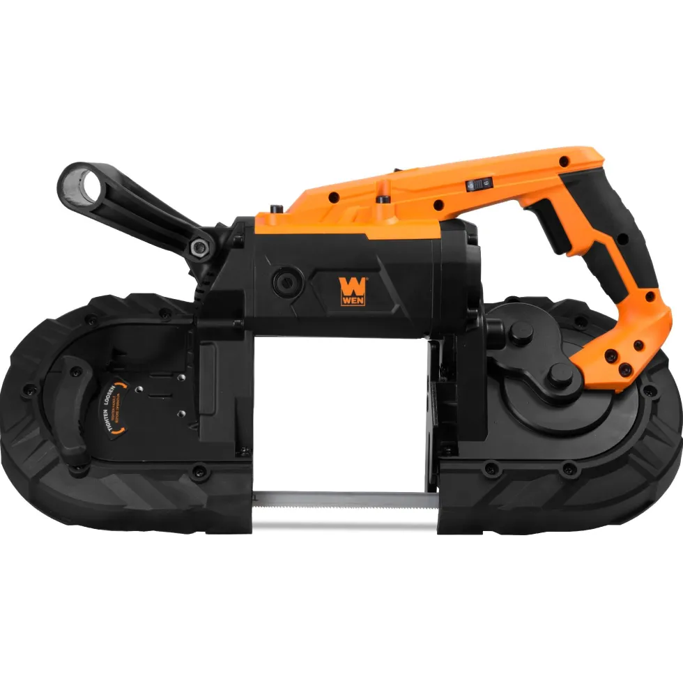 WEN 94396 10-Amp 5-Inch Variable Speed Handheld Portable Band Saw for Metal