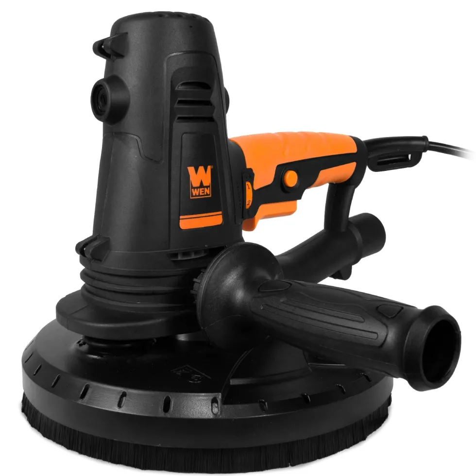 WEN 6362 10-Amp Variable Speed Handheld Drywall Sander with Sandpaper, Dust Hose and Collection Bag