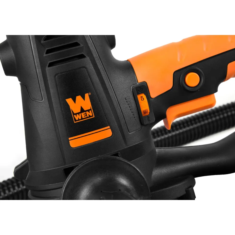 WEN 6362 10-Amp Variable Speed Handheld Drywall Sander with Sandpaper, Dust Hose and Collection Bag