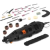 WEN 23101 1-Amp Variable Speed Rotary Tool with 100+ Accessories