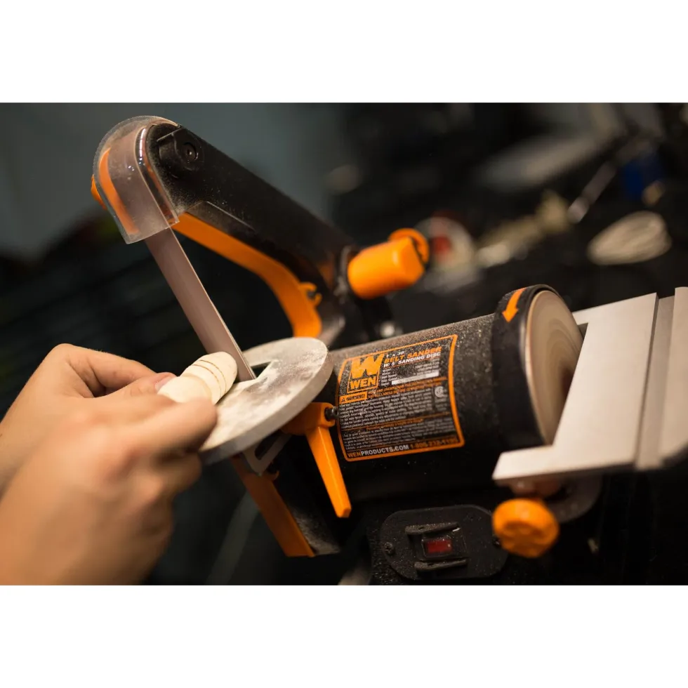 WEN AT1305 1 x 30-Inch Belt Sander with 5-Inch Sanding Disc