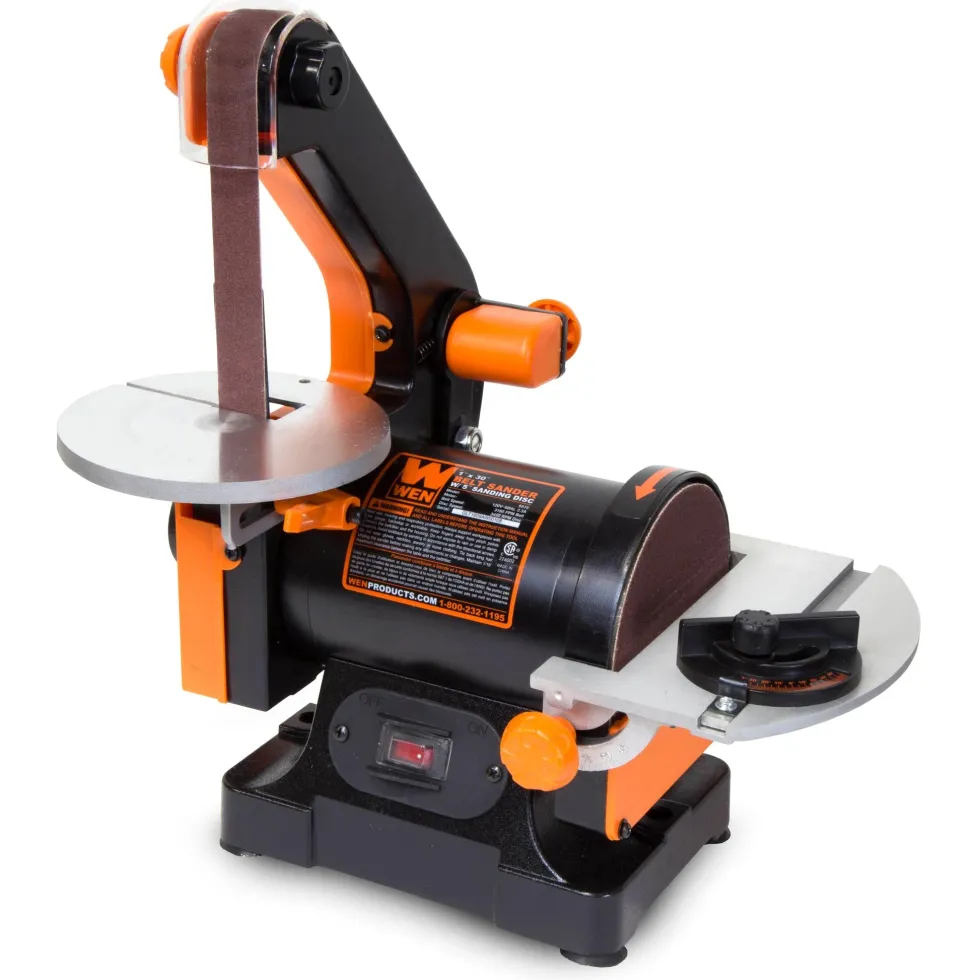 WEN AT1305 1 x 30-Inch Belt Sander with 5-Inch Sanding Disc