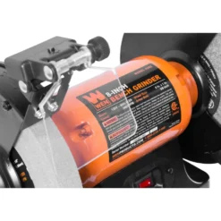 WEN BG4282 4.8-Amp 8-Inch Single Speed Bench Grinder with LED Work Lights