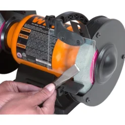 WEN BG4276 2.1-Amp 6-Inch Single Speed Bench Grinder with Flexible Work Light