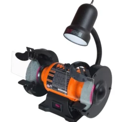 WEN BG4276 2.1-Amp 6-Inch Single Speed Bench Grinder with Flexible Work Light