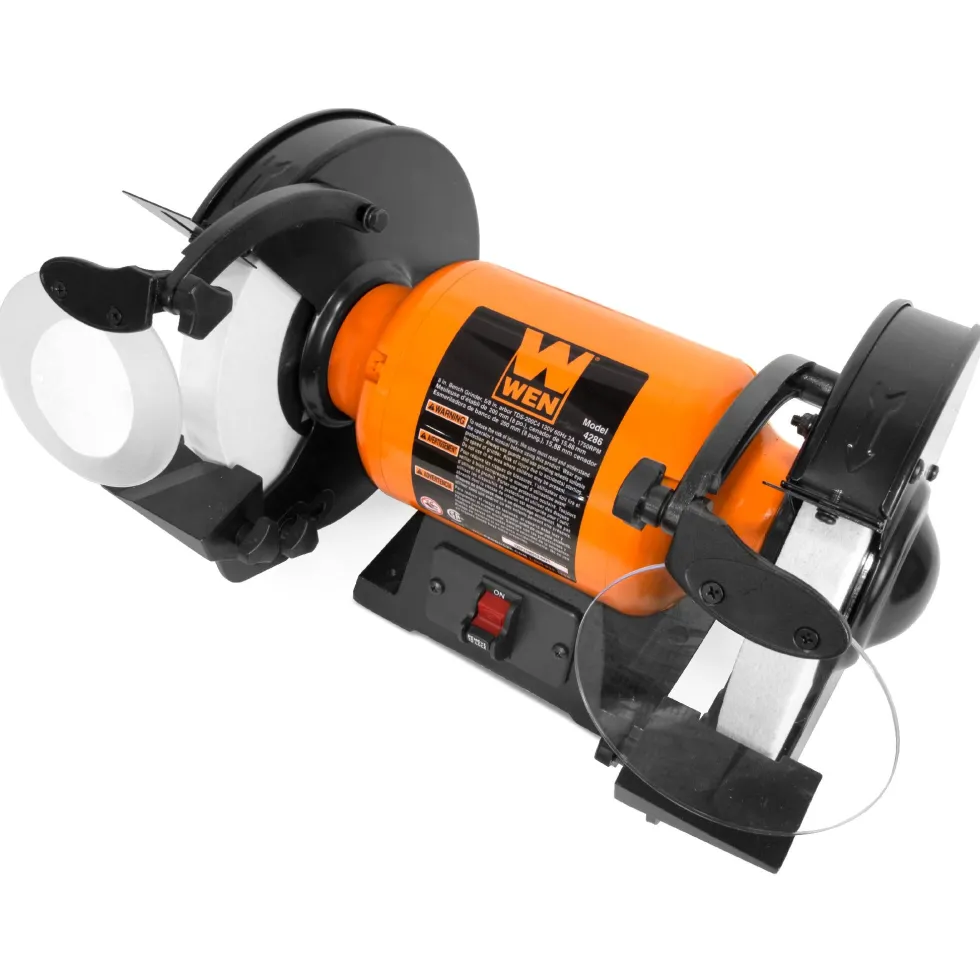 WEN BG4286 3-Amp 8-Inch Slow Speed Bench Grinder