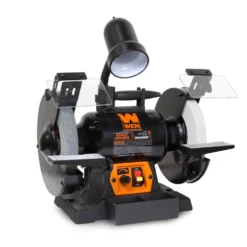WEN BG4280 5-Amp 8-Inch Variable Speed Bench Grinder with Flexible Work Light