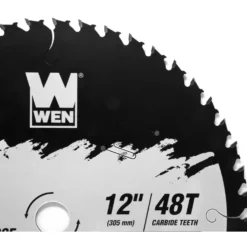 WEN BL1248C Apex 12-Inch 48-Tooth Carbide-Tipped General-Purpose Industrial-Grade Woodworking Saw Blade with Cool-Cut Coating