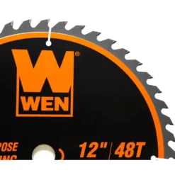 WEN BL1248 12-Inch 48-Tooth Carbide-Tipped Professional Woodworking Saw Blade for Miter Saws and Table Saws