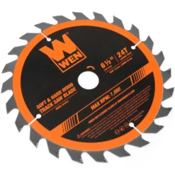 WEN BL6501 6.5-Inch 24-Tooth Carbide-Tipped Track Saw Blade