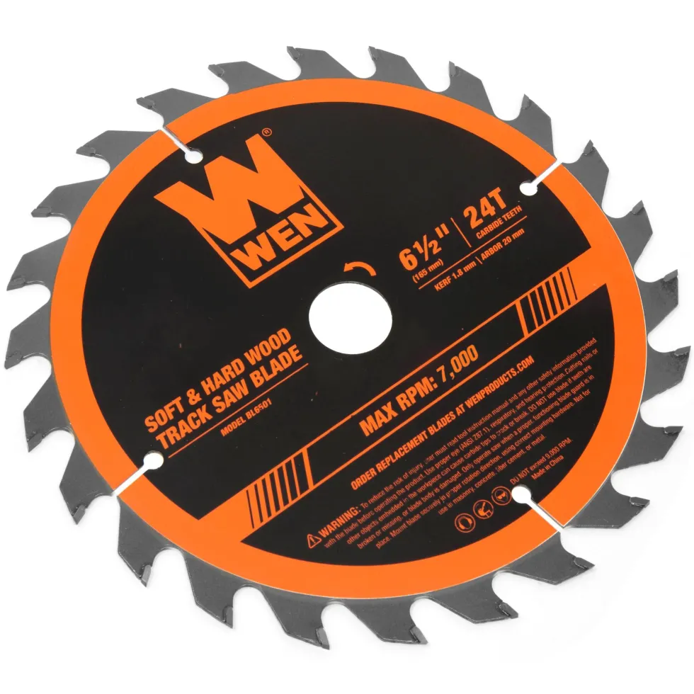 WEN BL6501 6.5-Inch 24-Tooth Carbide-Tipped Track Saw Blade