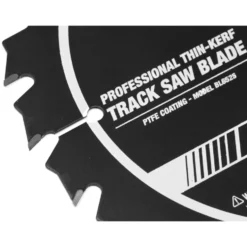 WEN BL6525 6.5-Inch 24-Tooth Carbide-Tipped Thin-Kerf Professional Track Saw Blade with PTFE Coating
