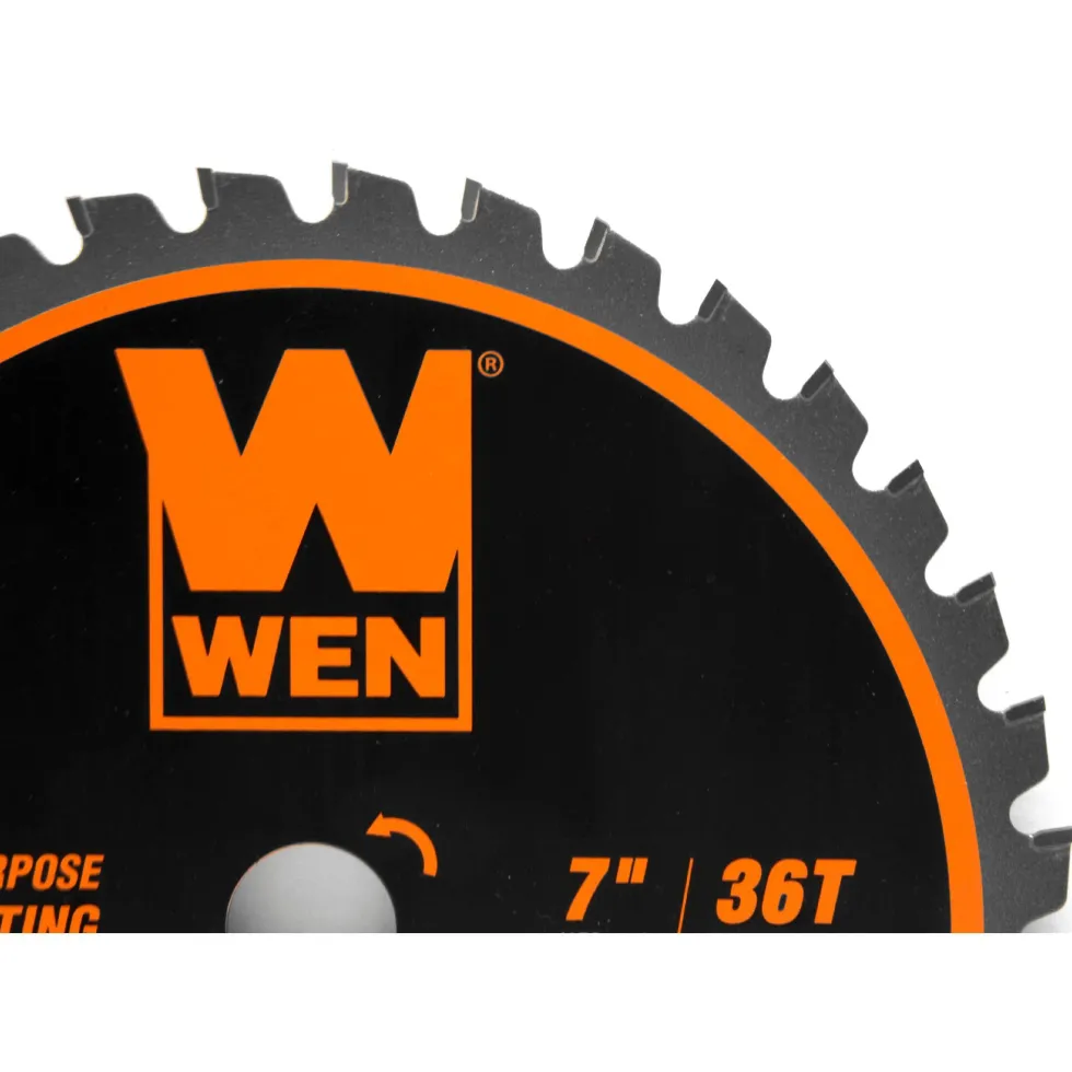 WEN BL0736 7-Inch 36-Tooth Carbide-Tipped Professional Saw Blade for Steel Cutting