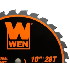 WEN BL1028 10-Inch 28-Tooth Carbide-Tipped Professional Multi-Material Framing Saw Blade