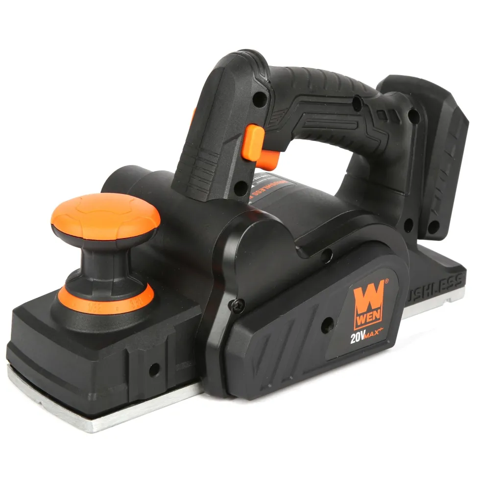 WEN 20653BT 20V Max Brushless Cordless 3-1/4-Inch Hand Planer (Tool Only – Battery Not Included)