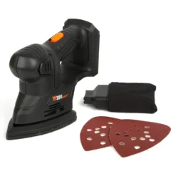 WEN 20401BT 20V Max Cordless Detailing Palm Sander (Tool Only – Battery Not Included)