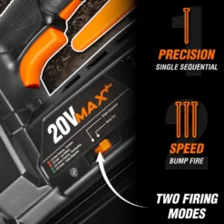 WEN 20512BT 20V Max Cordless 18-Gauge Brad Nailer (Tool Only – Battery Not Included)