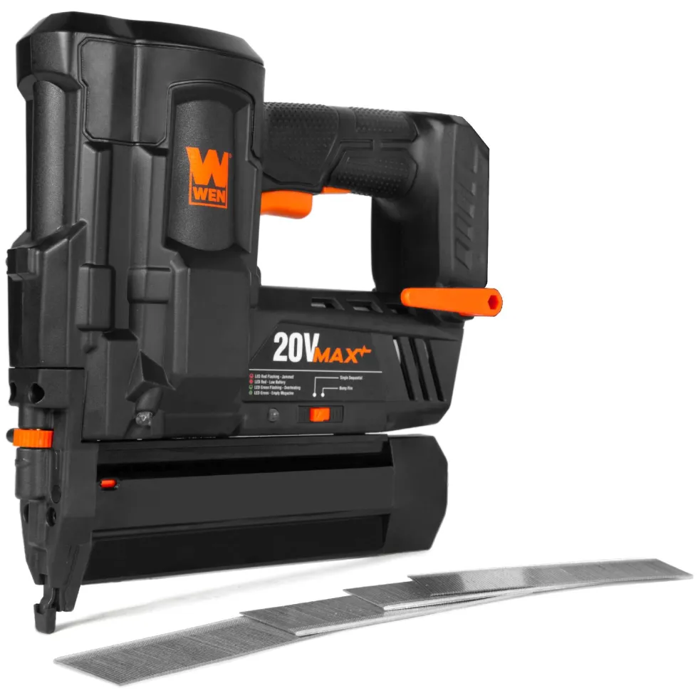 WEN 20512BT 20V Max Cordless 18-Gauge Brad Nailer (Tool Only – Battery Not Included)