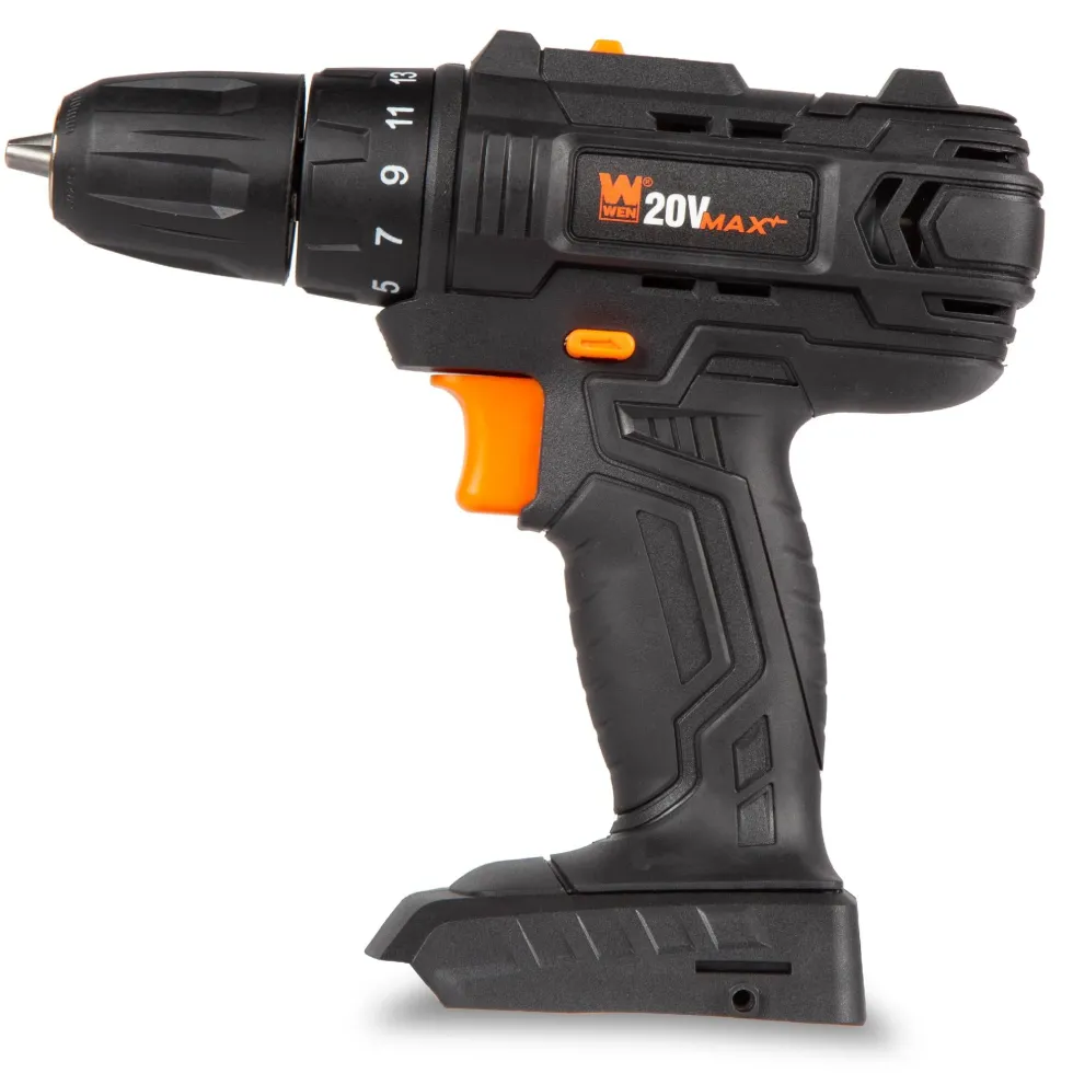 WEN 20119BT 20V Max Cordless 3/8-Inch Drill and Driver (Tool Only – Battery Not Included)