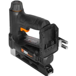 WEN 20538BT 20V Max Cordless 2-in-1 18-Gauge Brad Nailer and T50 Crown Stapler (Tool Only – Battery Not Included)