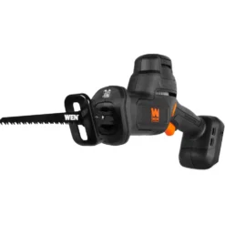 WEN 20631BT 20V Max Cordless Reciprocating Saw, Brushless Compact One-Handed Design (Tool Only – Battery Not Included)