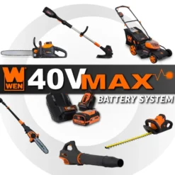 WEN 40415BT 40V Max Lithium-Ion 24-Inch Cordless Hedge Trimmer (Tool Only)