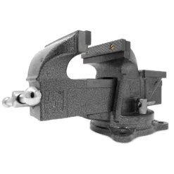WEN BV455 5-Inch Heavy Duty Cast Iron Bench Vise with Swivel Base
