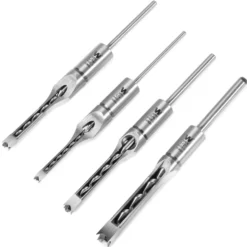 WEN CH4314M 4-Piece Premium Mortising Chisel Set for Woodworking