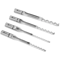 WEN CH4314M 4-Piece Premium Mortising Chisel Set for Woodworking