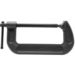 WEN CLC630 Heavy-Duty Cast Iron C-Clamps with 6-Inch Jaw Opening and 2.75-Inch Throat, 2 Pack