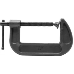 WEN CLC424 Heavy-Duty Cast Iron C-Clamps with 4-Inch Jaw Opening and 2.2-Inch Throat, 2 Pack