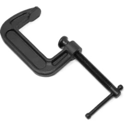 WEN CLC212 Heavy-Duty Cast Iron C-Clamps with 2-Inch Jaw Opening and 1.2-Inch Throat, 4 Pack