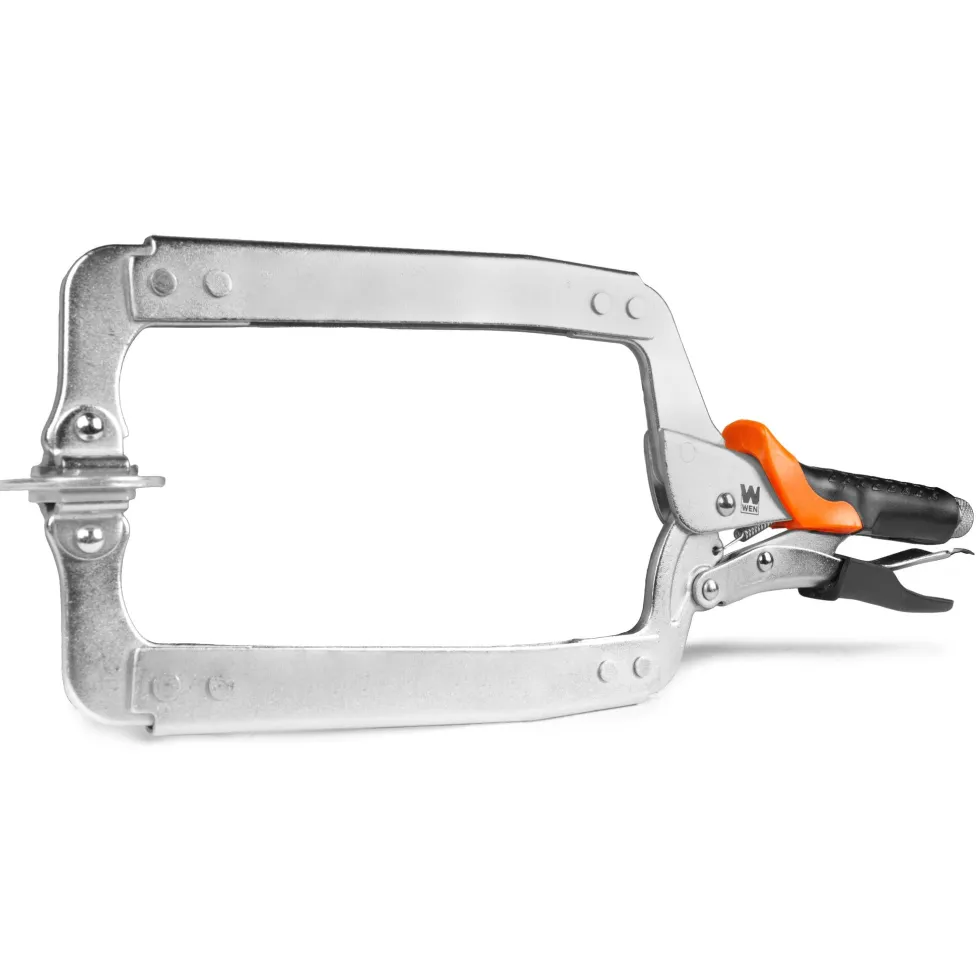 WEN CL862F 8-Inch Face Clamp for Woodworking and Pocket Hole Joinery