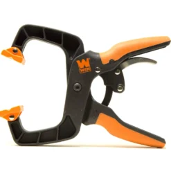 WEN CLH226 Quick-Release Ratcheting Hand Clamps with 2-Inch Jaw Opening and 2-Inch Throat, 2 Pack