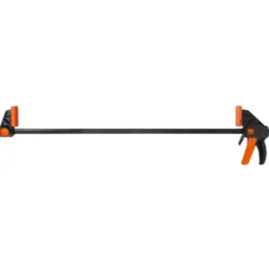 WEN CLR242 24-Inch Heavy Duty Steel Bar Clamps and Spreaders with 2.3-Inch Throat, Two Pack