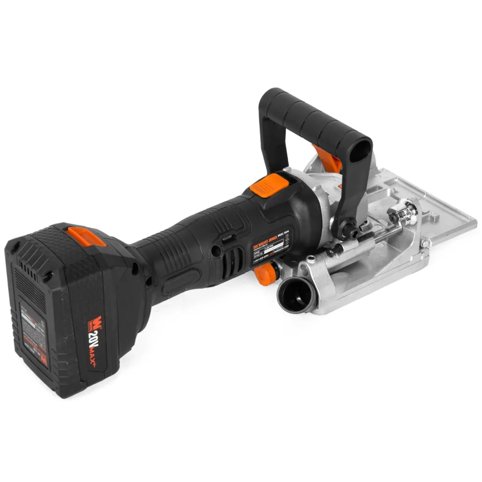 WEN 20648 Cordless Plate and Biscuit Joiner Kit with 20V Max 4.0Ah Battery and Charger