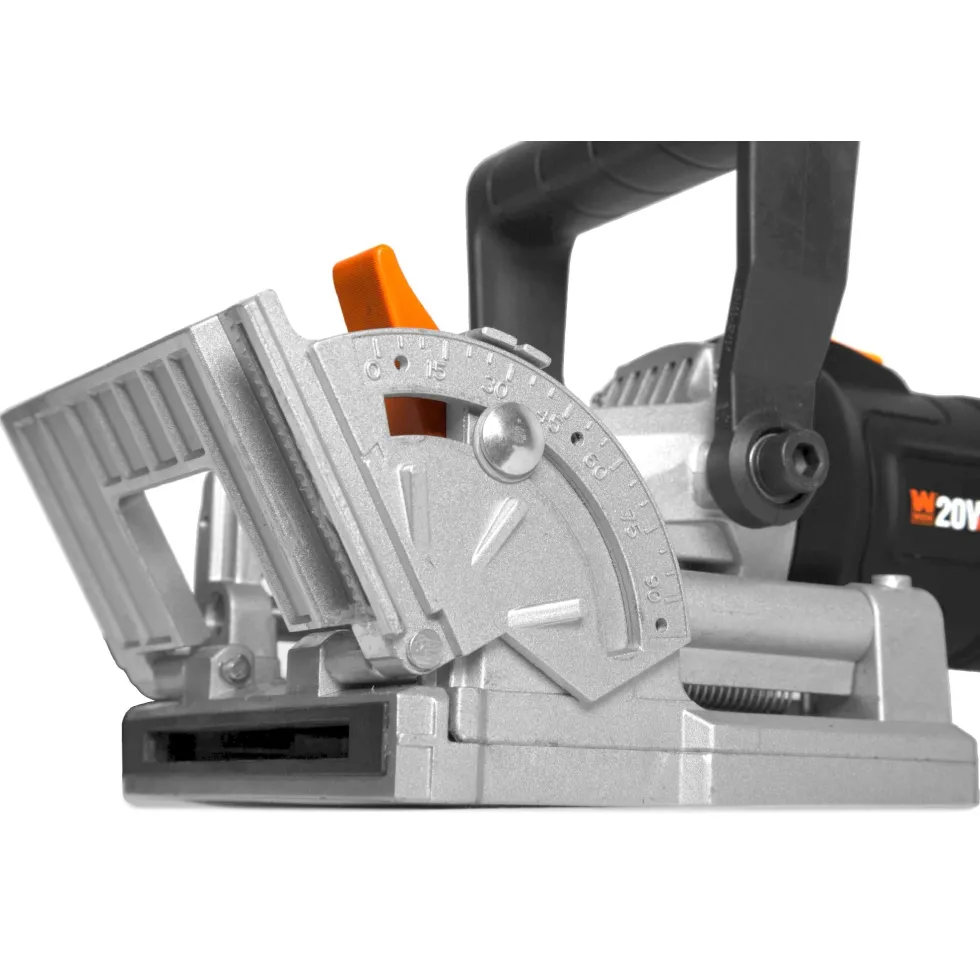 WEN 20648 Cordless Plate and Biscuit Joiner Kit with 20V Max 4.0Ah Battery and Charger