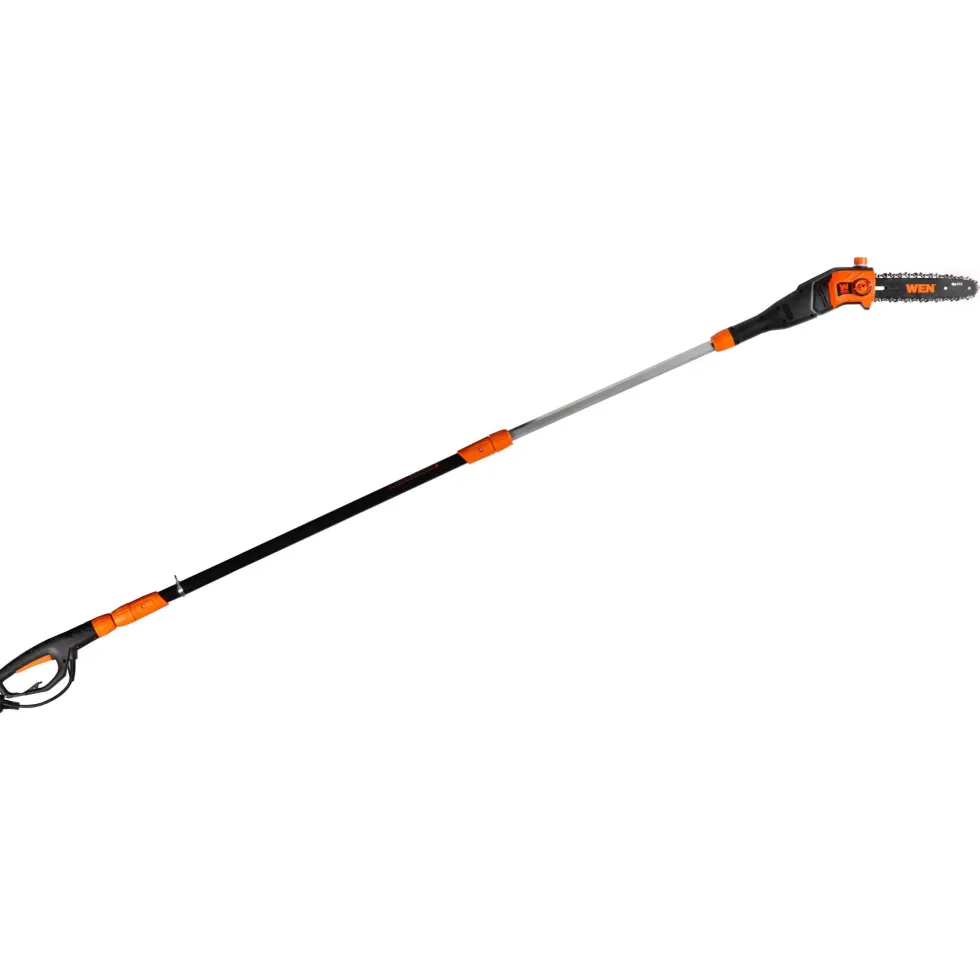 WEN CP0810 Electric Pole Saw, Corded, 8-Amp, 10-Inch with 14-Foot Reach