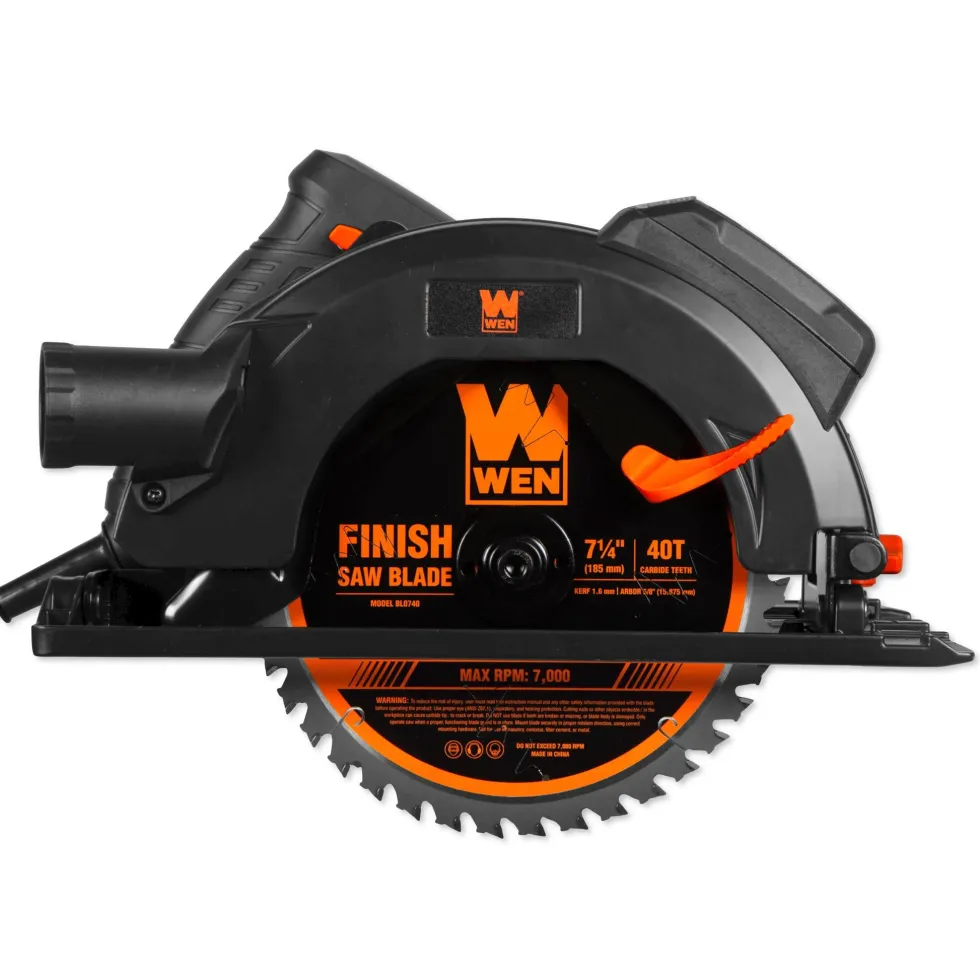 WEN CT1525 15-Amp 7.25-Inch Sidewinder Circular Saw with Laser and 2.6-Inch Cutting Depth
